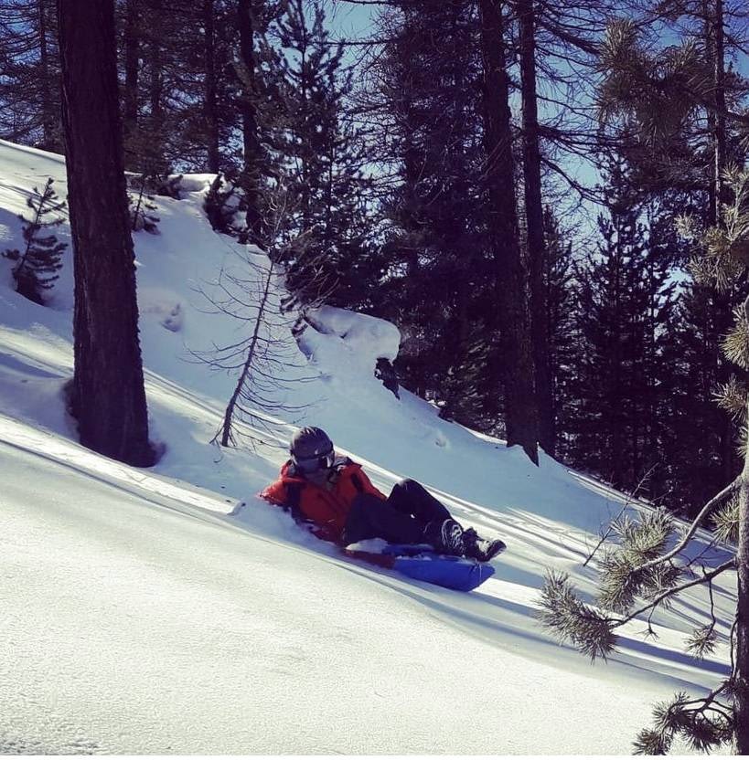 Rando luge Descente en luge